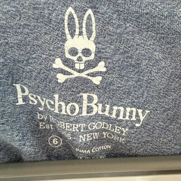 🐰 Psycho Bunny V-Neck T-Shirt – Men’s Large (Size 6) 🐰 - Picture 3 of 4